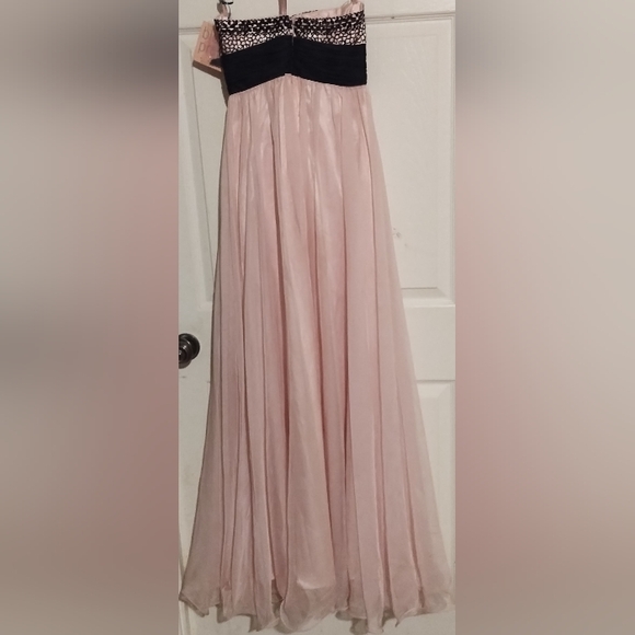 🌟BNWT🌟 🩷pink+black size 6 ball gown🩷 🪩Y2K style PROM DRESS🪩 - Picture 4 of 6